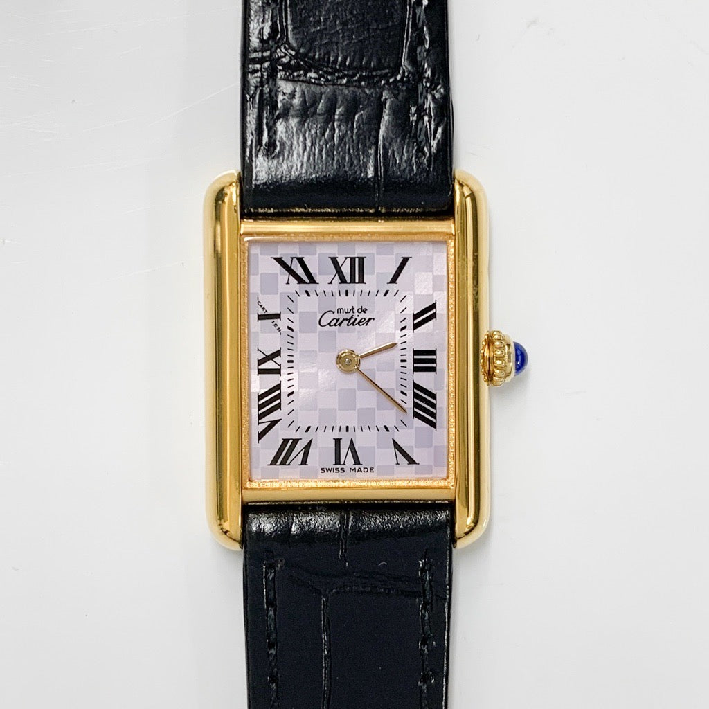 銅タングステン(年始セール) 中古】CARTIER MUST TANK SMALL MODEL 2003 CHRISTMAS LIMITED