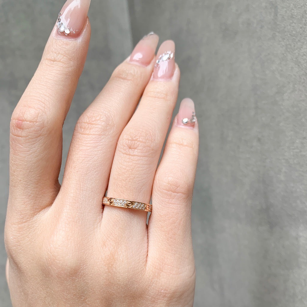 ミニラブリング PG 8号 純正ダイヤ