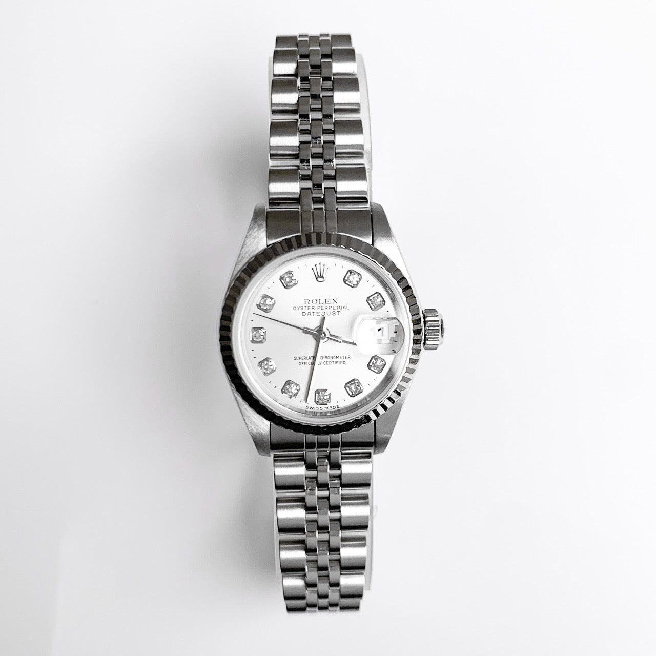 Datejust 10P New Diamond Silver Dial Silver 79174G 