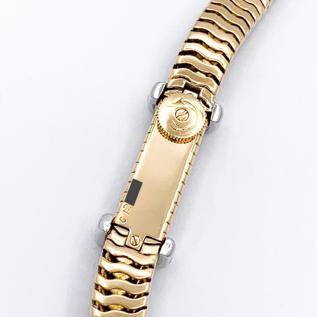 レトロアールデコ K18YG 手巻き 純正ダイヤ