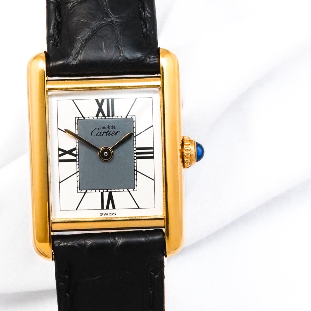 マストタンク SM センターグレーローマン文字盤 ゴールド