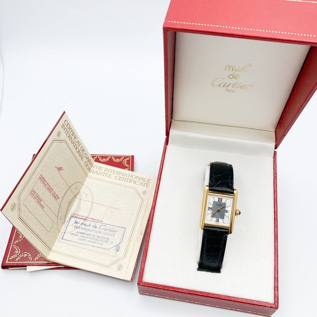 マストタンク SM センターグレーローマン文字盤 ゴールド