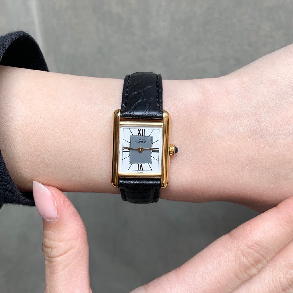 マストタンク SM センターグレーローマン文字盤 ゴールド