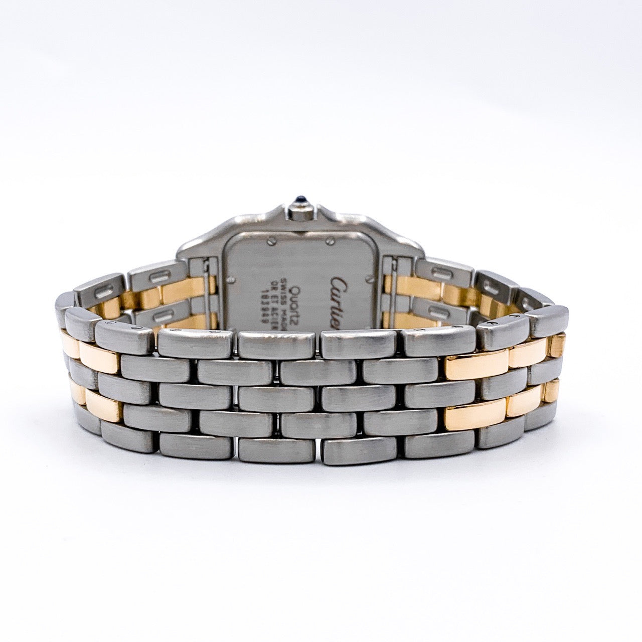 Panthère MM 双行间金日历三针