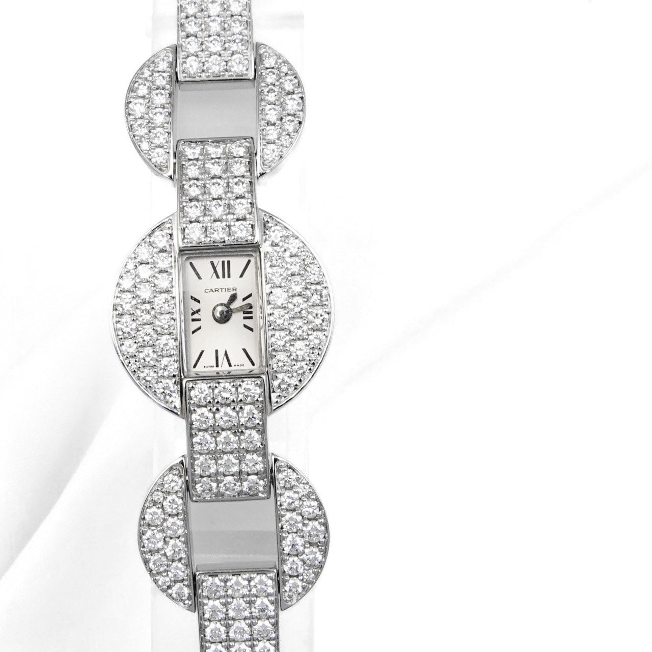 Imaria Riviere K18WG Full Diamond Bracelet