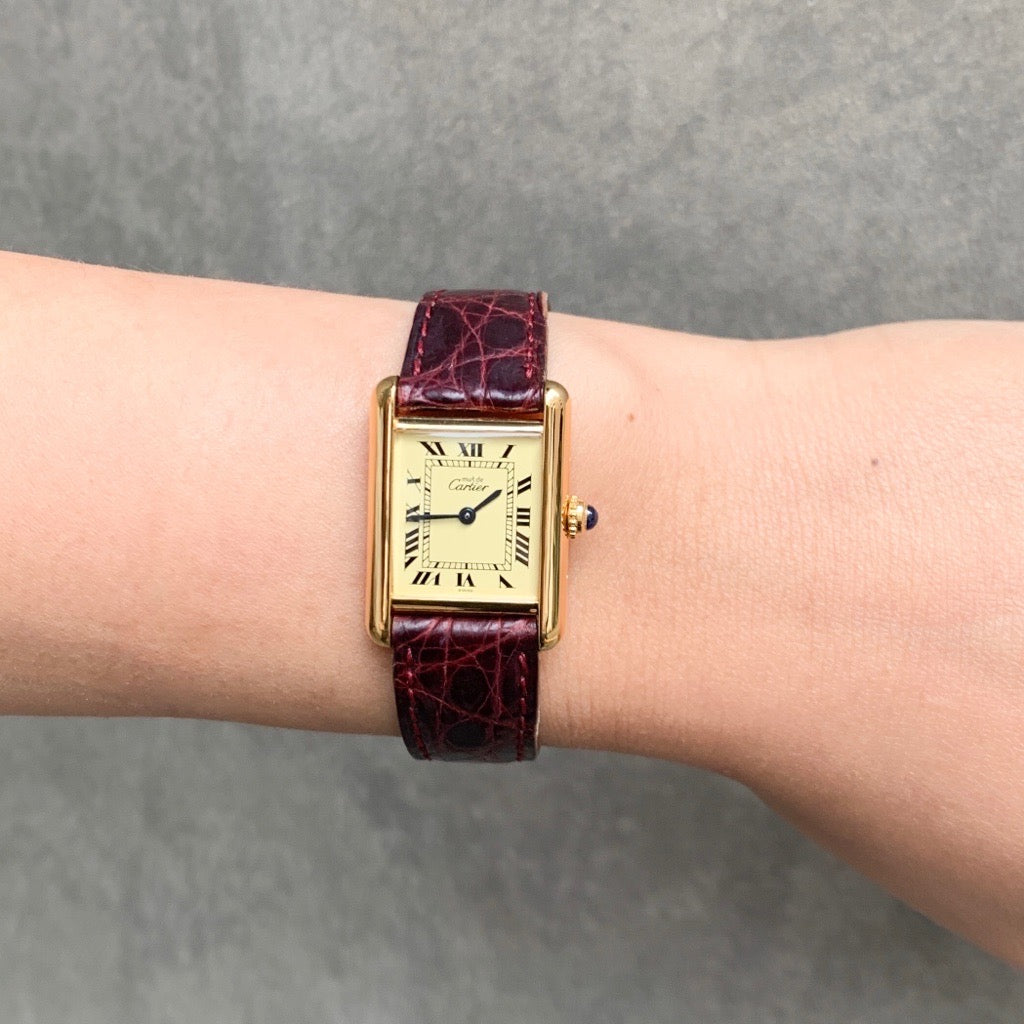 Mast Tank SM Beige Roman Dial Gold 