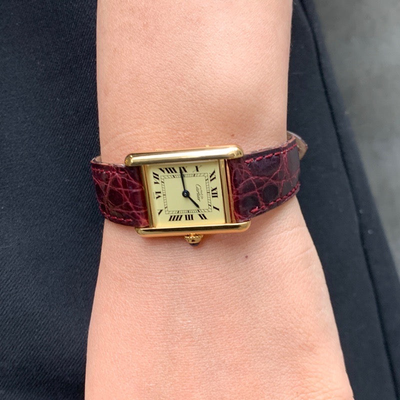 Mast Tank SM Beige Roman Dial Gold 