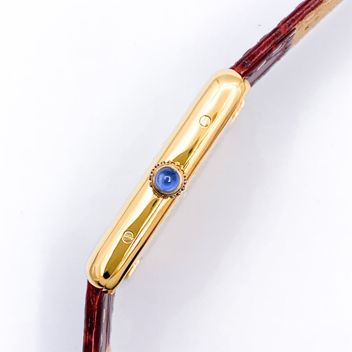 Must de Cartier Tank, LM, Beige Roman Dial, Gold