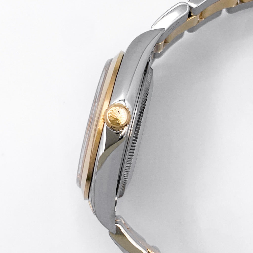 オイスターパーペチュアル シルバー文字盤 コンビ 34mm　14203