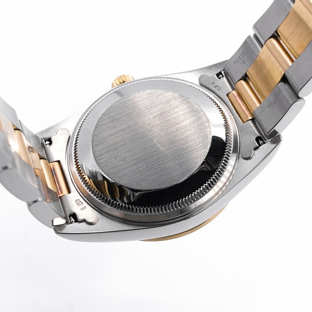 オイスターパーペチュアル シルバー文字盤 コンビ 34mm　14203