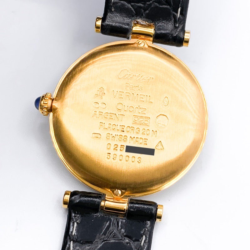 Vendôme LM 菱形罗马数字表盘 金色