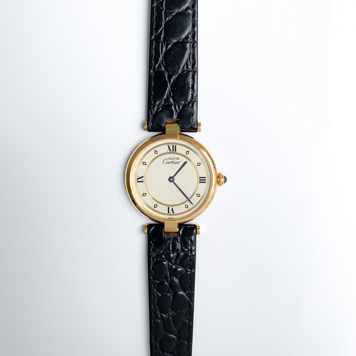 Vendôme LM 菱形罗马数字表盘 金色