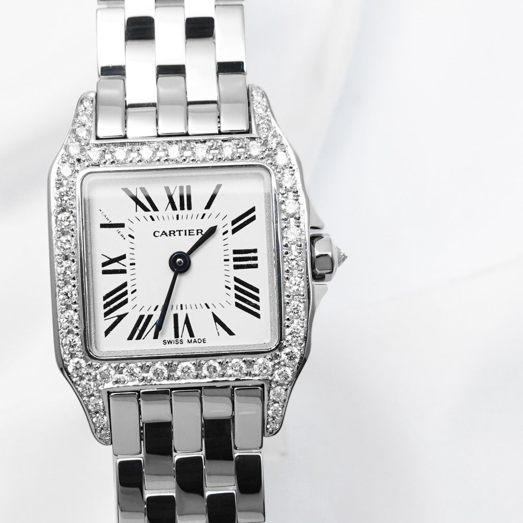 Santos de Cartier SM SS Diamond 