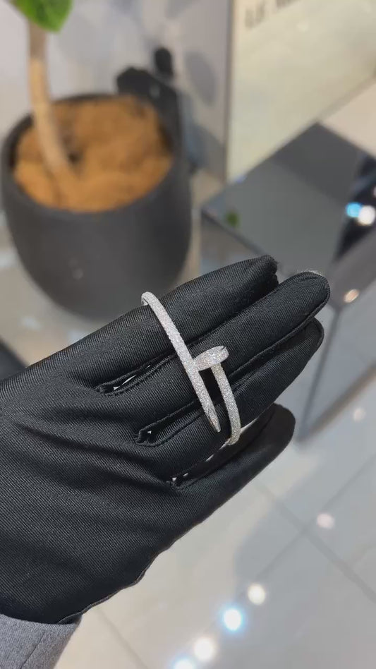 【ダイヤ加工事例】ジュストアンクルブレス　18号